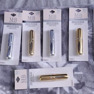 Beauty On The Go Perfume Atomizer - Silver and Gold